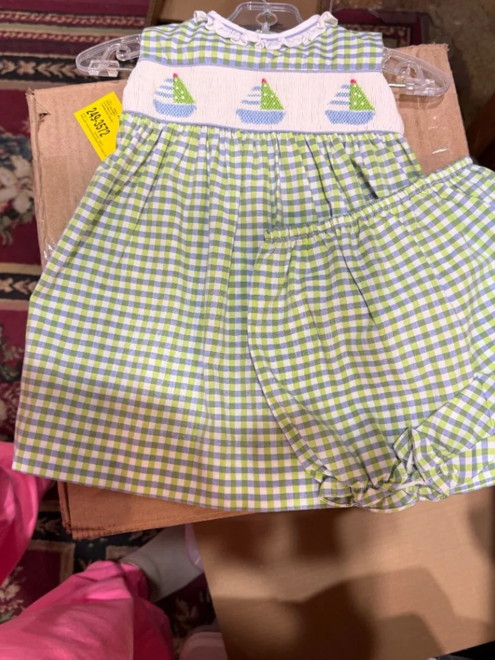NWT  Petit Ami Smocked Set